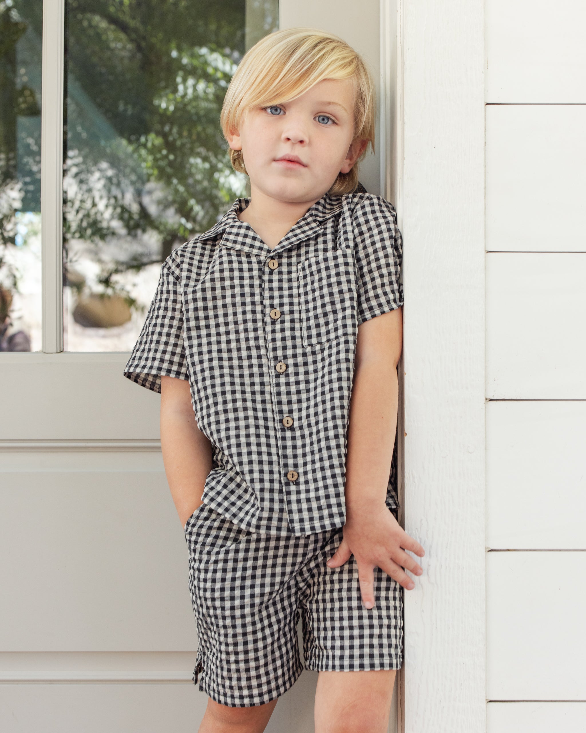 Perry Short || Black Check