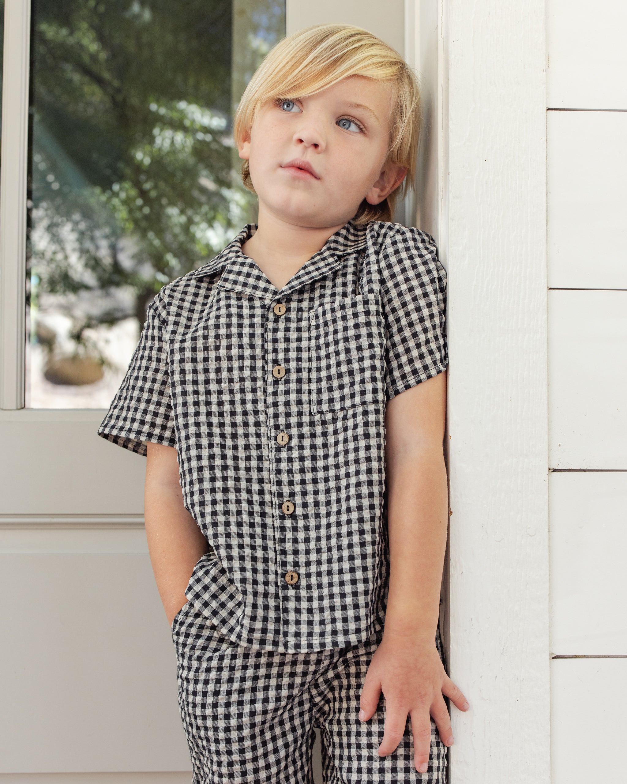Perry Short || Black Check