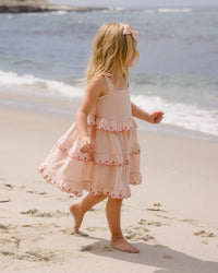 Ruffled Swing Dress || Petal Gingham
