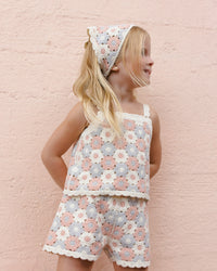 Lili Knit Set || Blue, Light Pink, Ivory