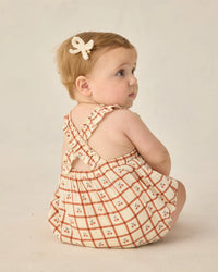 Chiara Romper || Cherry Check