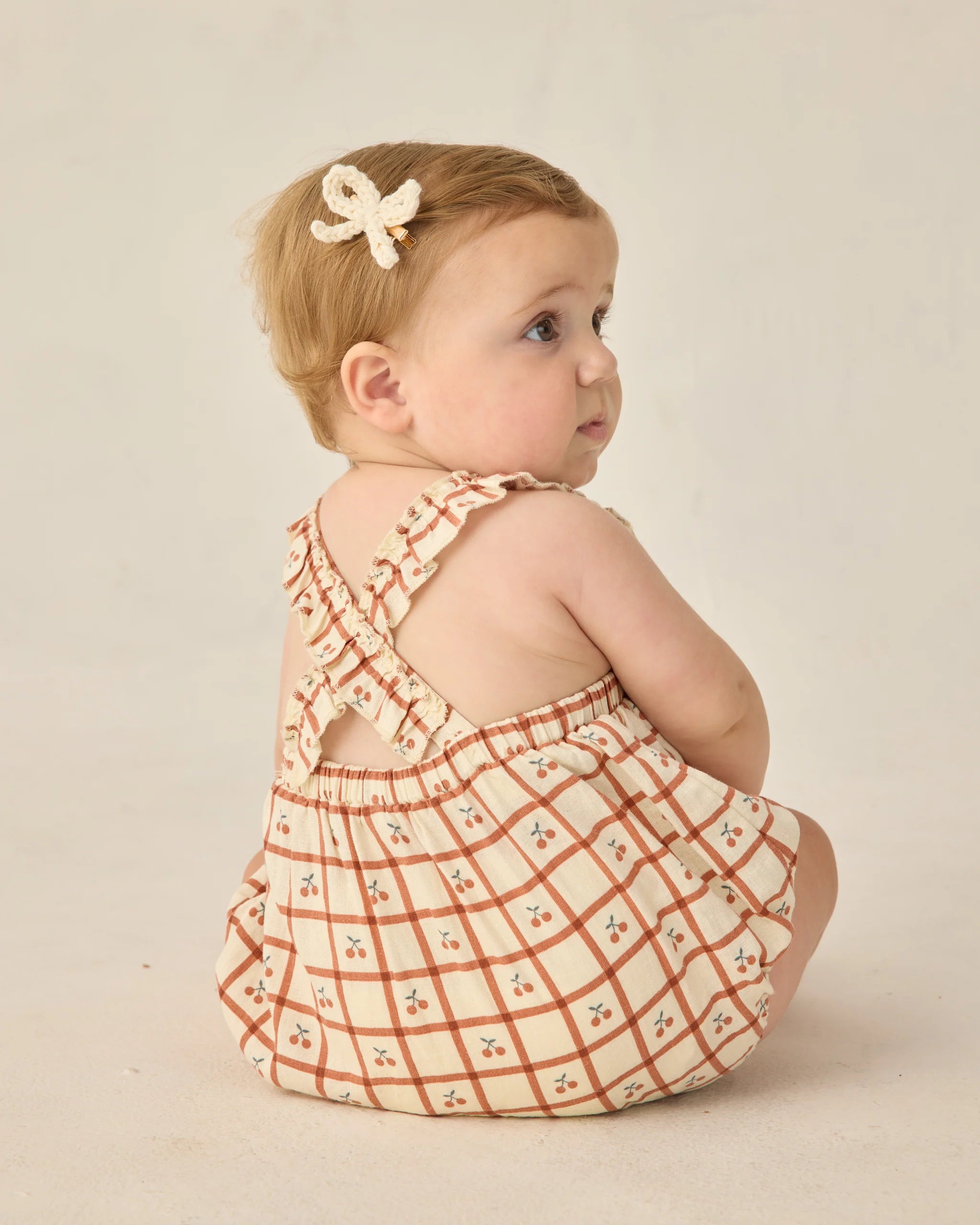 Chiara Romper || Cherry Check