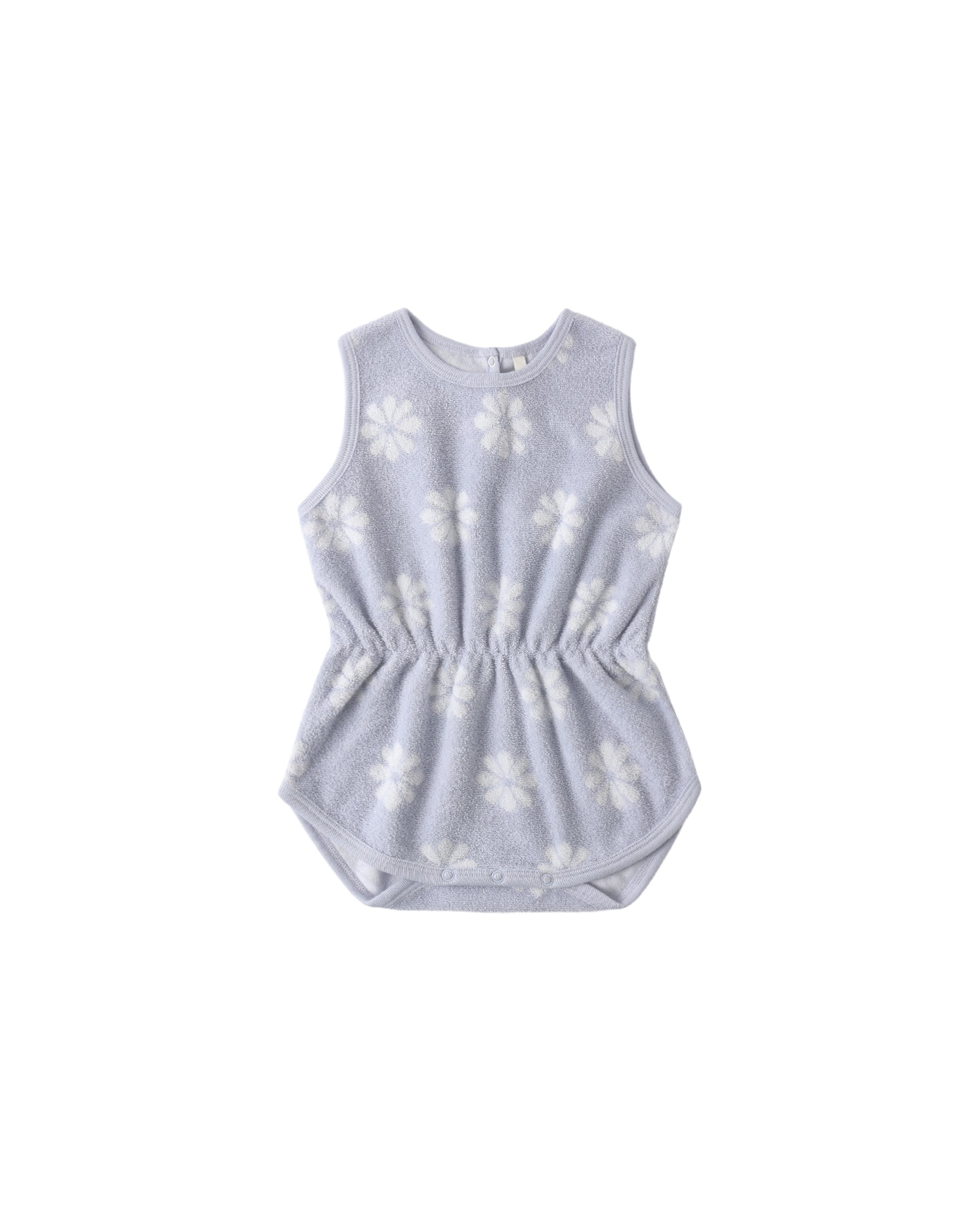 Cinch Playsuit || Periwinkle Daisy