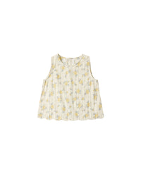Lenny Top || Lemon Ditsy Flower