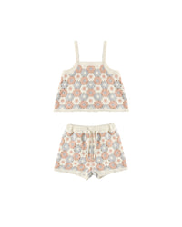 Lili Knit Set || Blue, Light Pink, Ivory