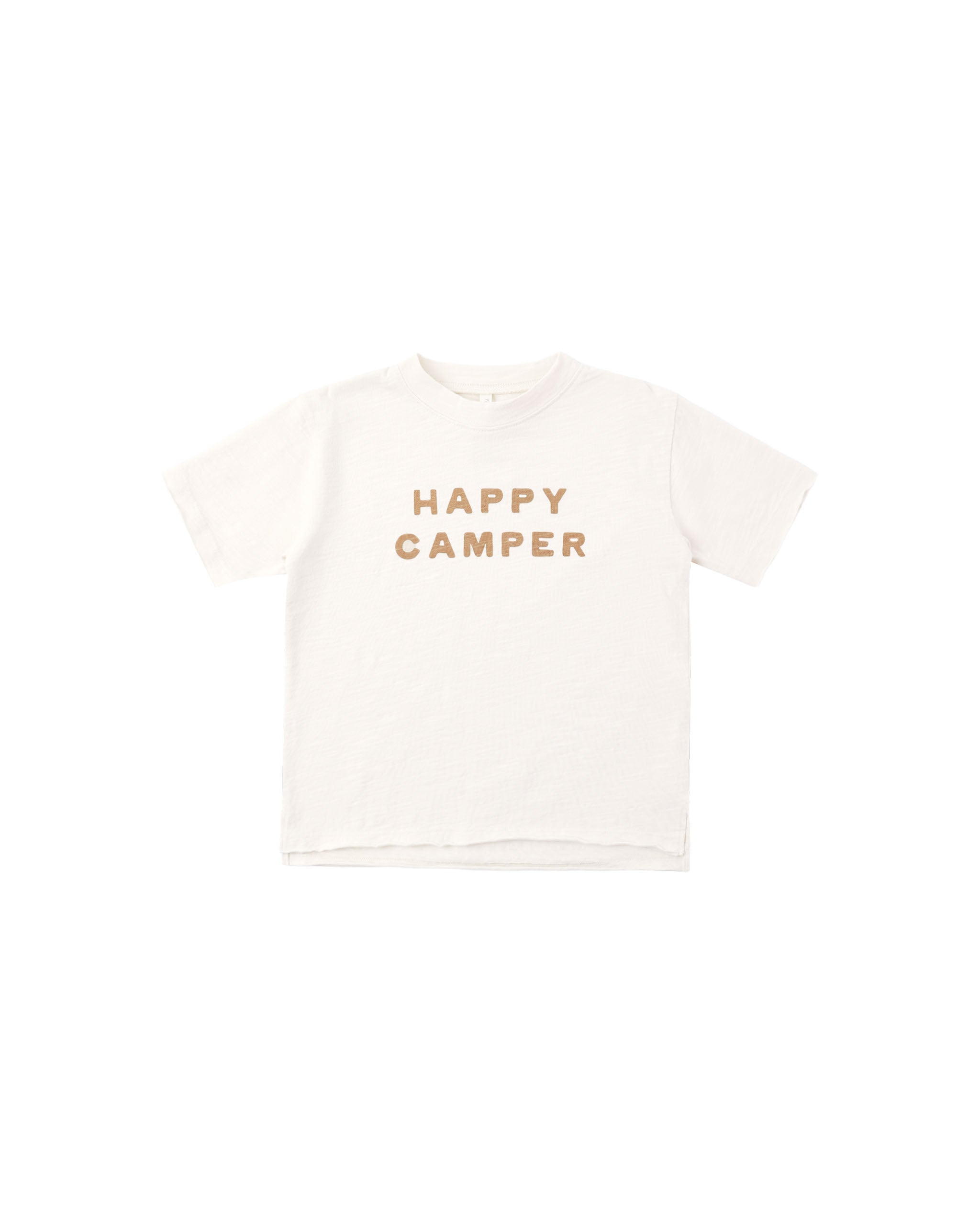 Raw Edge Tee Happy Camper
