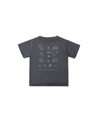 Raw Edge Tee Let's Go Camping