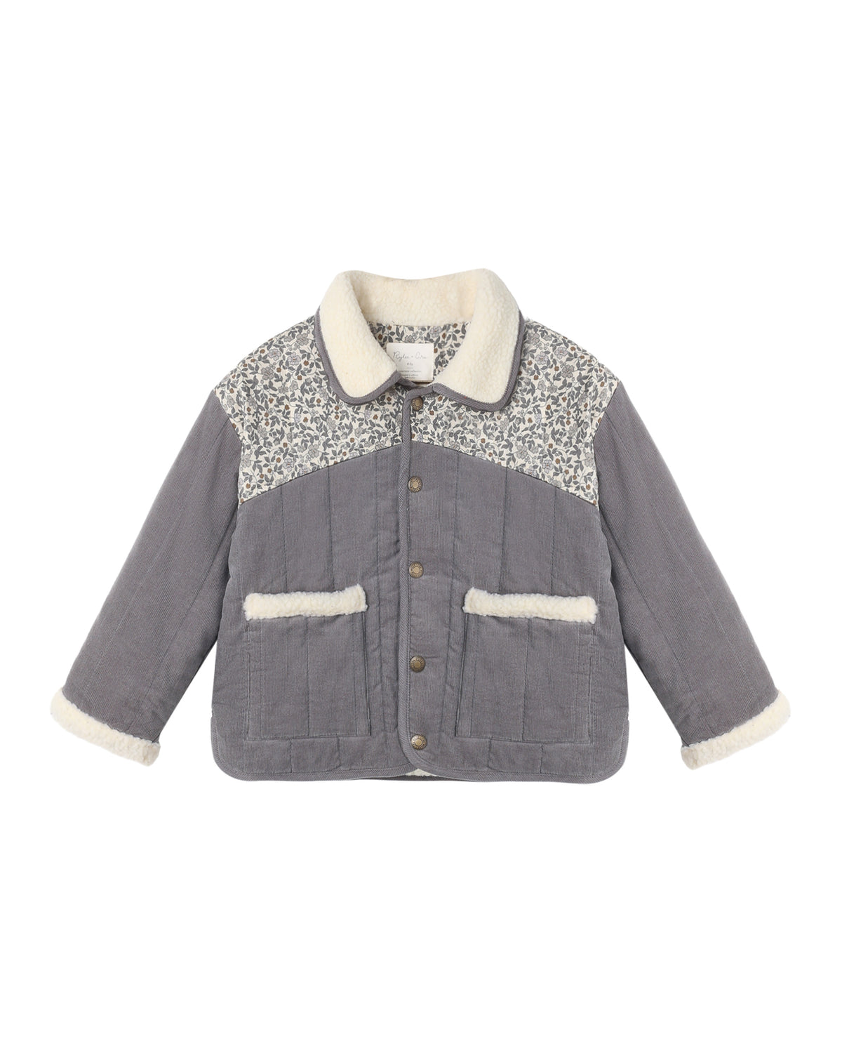 Lily Coat | Slate Floral