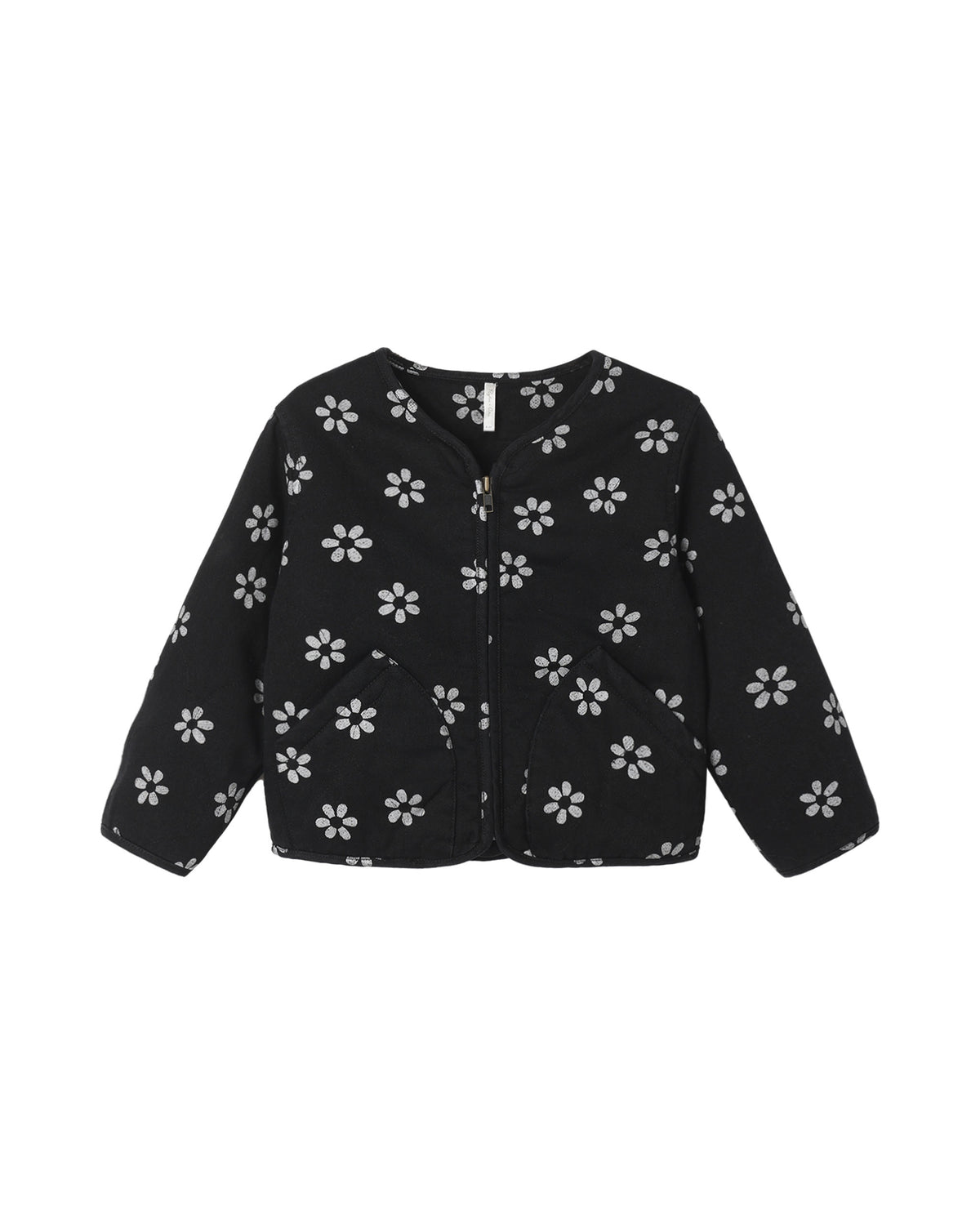 Alix Quilted Jacket Black Daisy