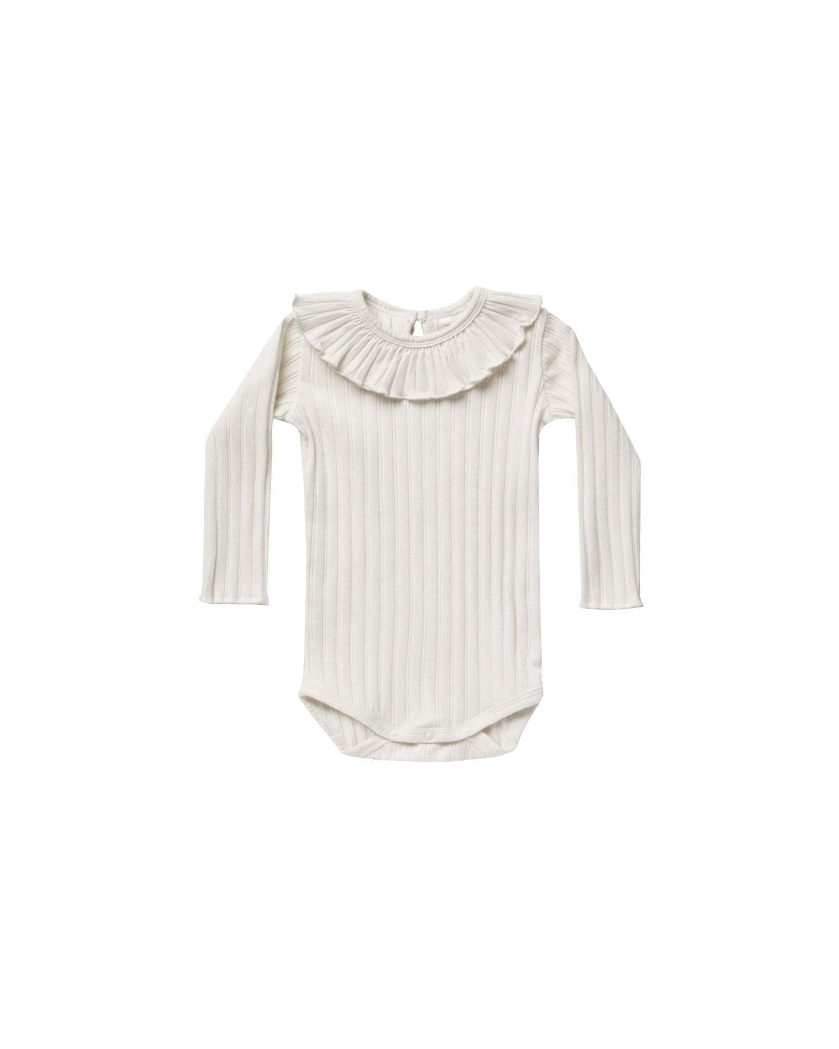 Ruffle Collar Onesie | Ivory
