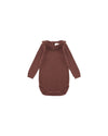Ruffle Collar Bodysuit || Burgundy