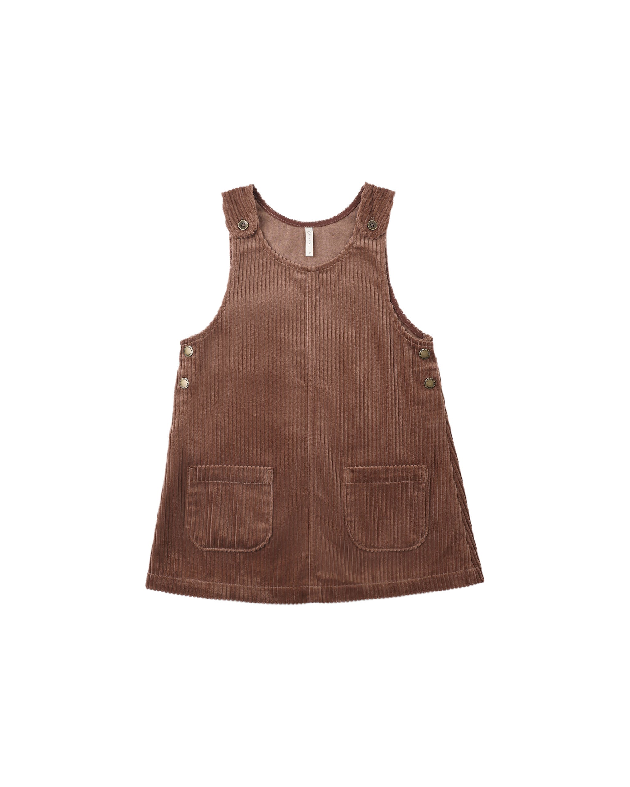 Odette Overall Dress Mulberry