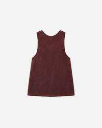 Odette Overall Dress || Burgundy