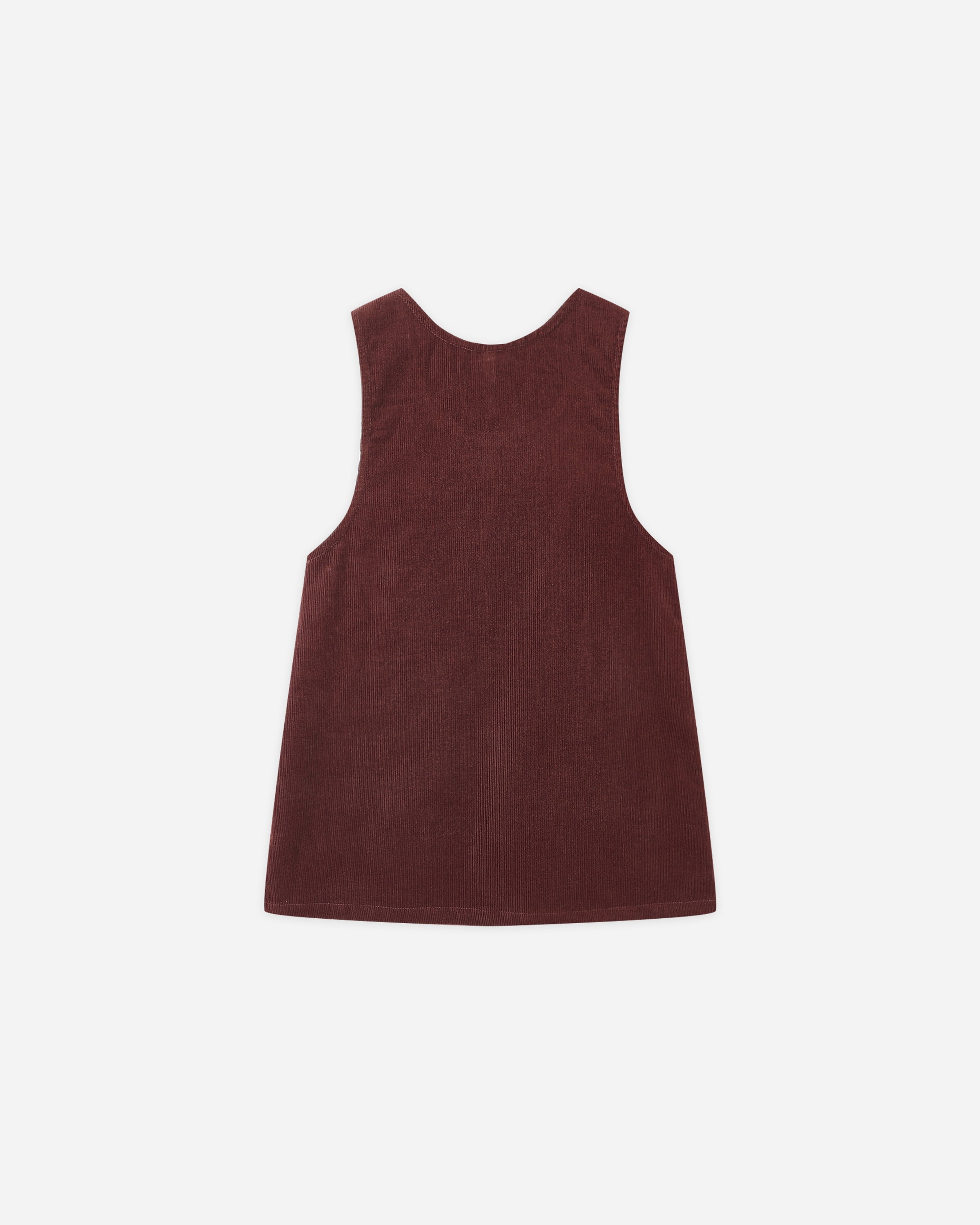 Odette Overall Dress || Burgundy