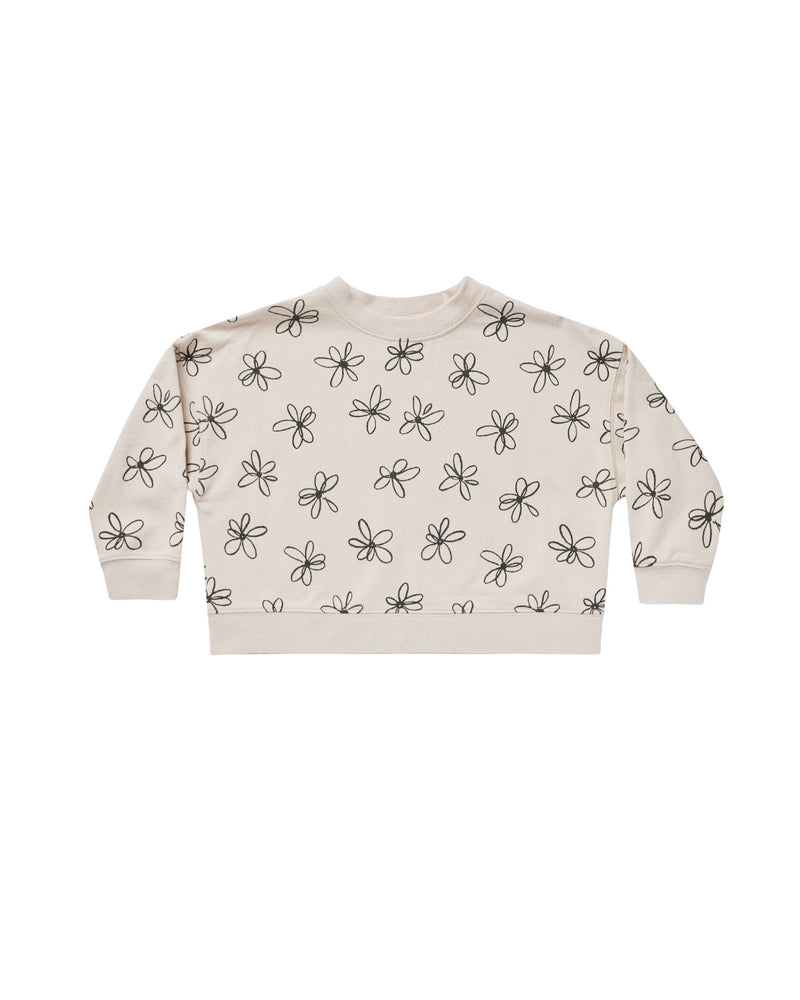 Boxy Pullover | Sketchy Fleur