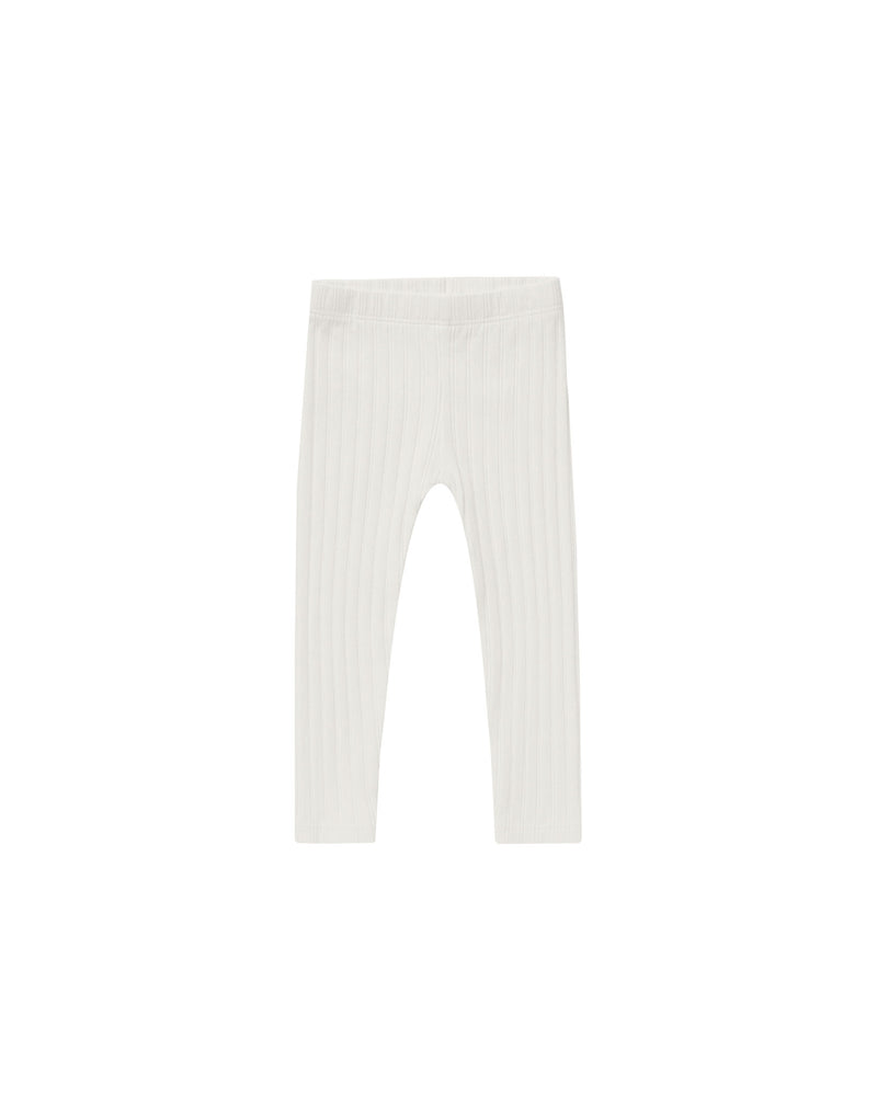 Ribbed Legging | Ivory