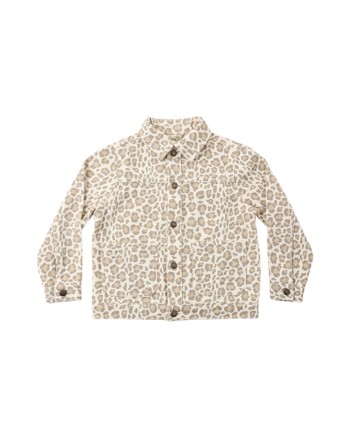 Denim Chore Coat Leopard