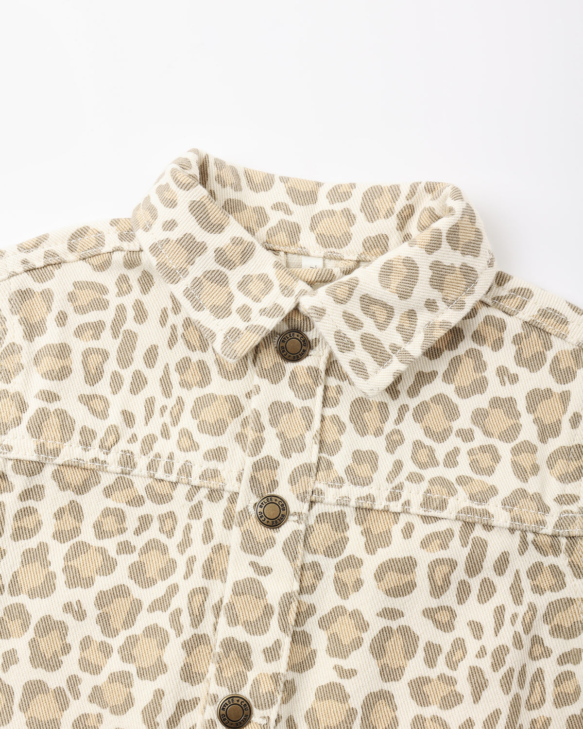 Denim Chore Coat Leopard