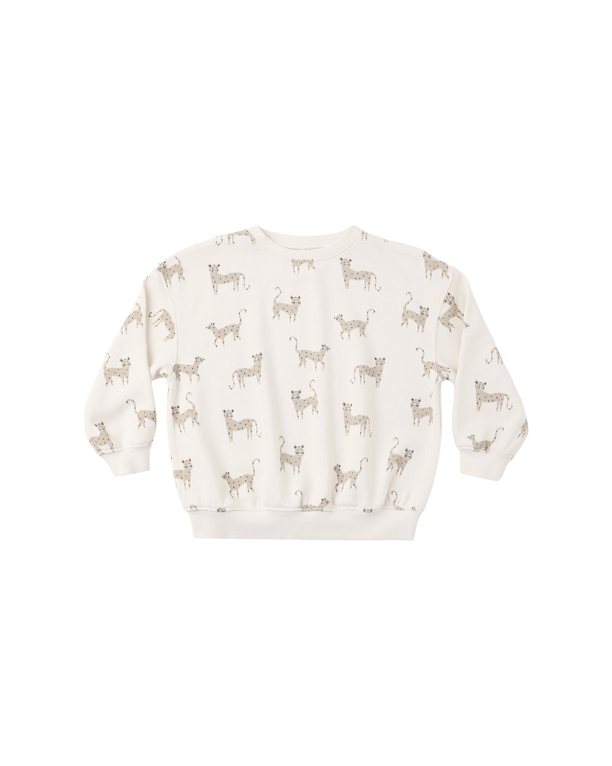 Relaxed Sweatshirt Leopards