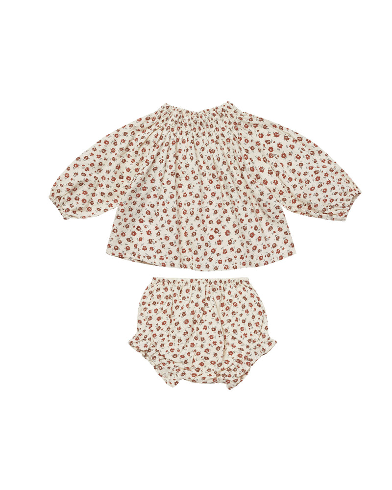 Quincy Blouse Set | Spice Floral