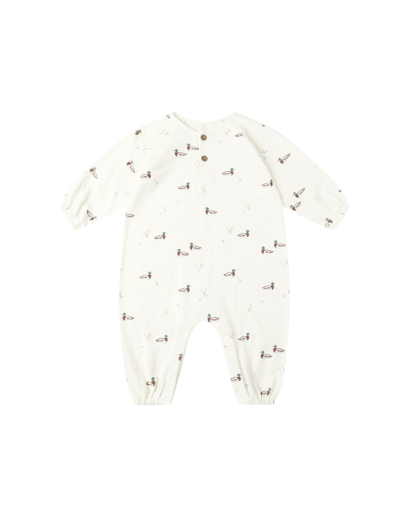 Henley Jumpsuit || Ducks