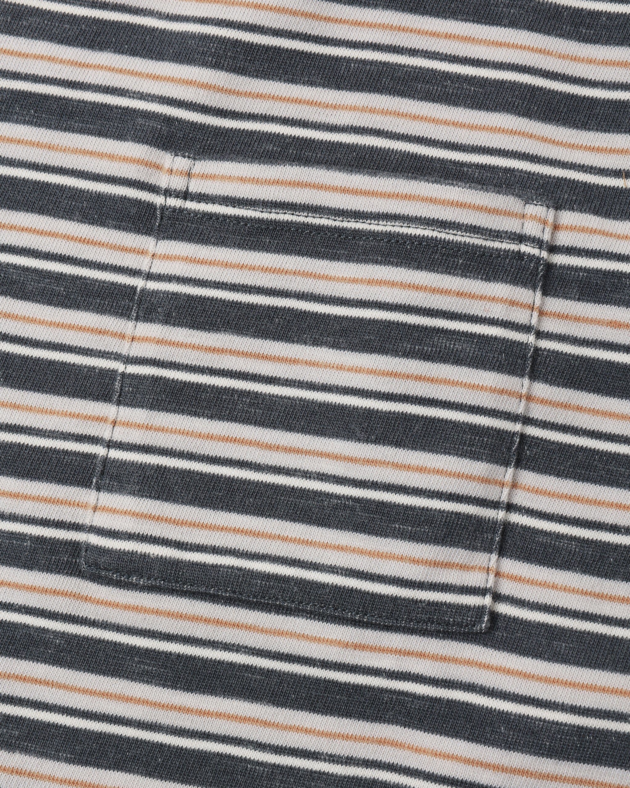 Relaxed Long Sleeve Tee Blue Stripe