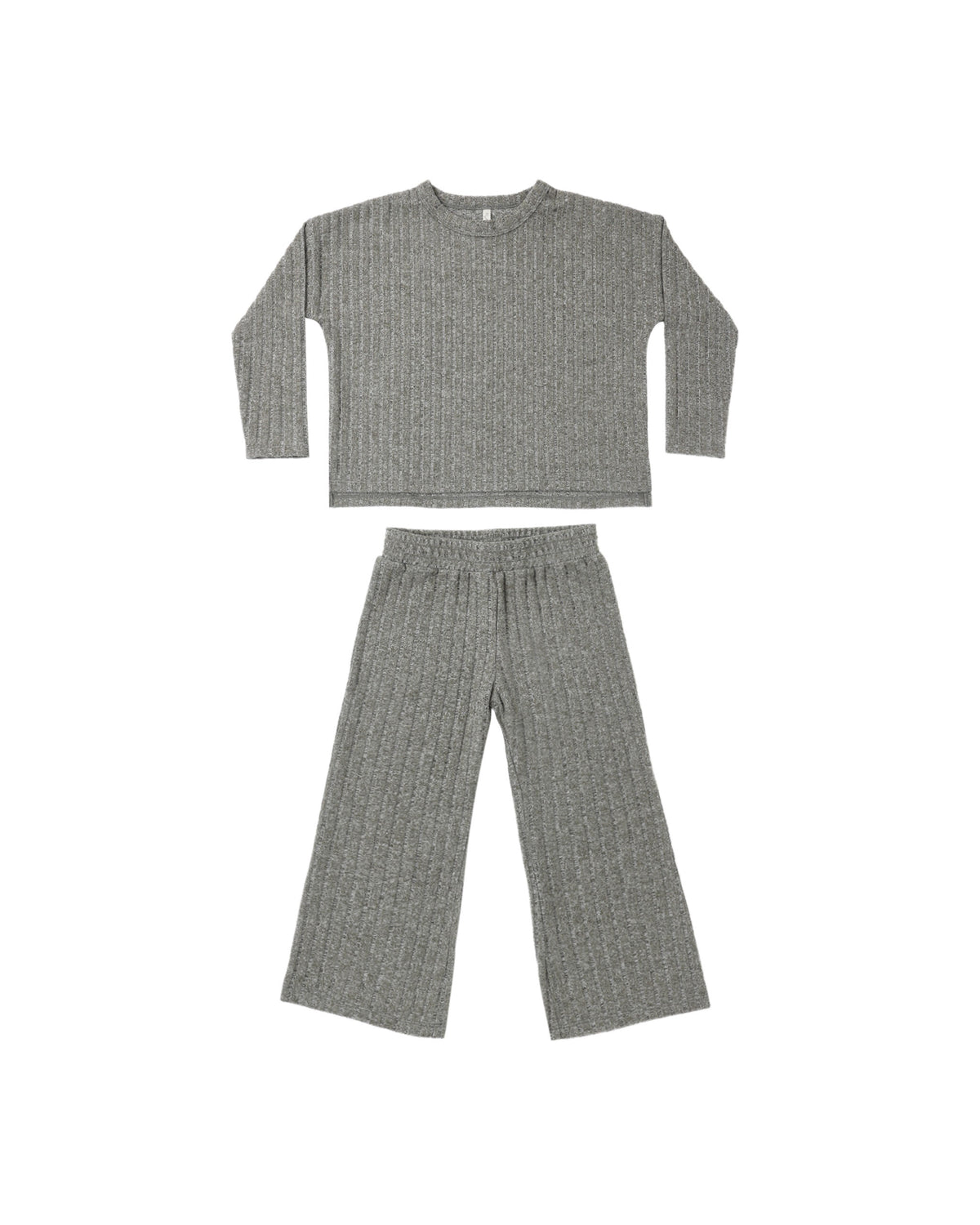 Cozy Rib Knit Set | Evergreen
