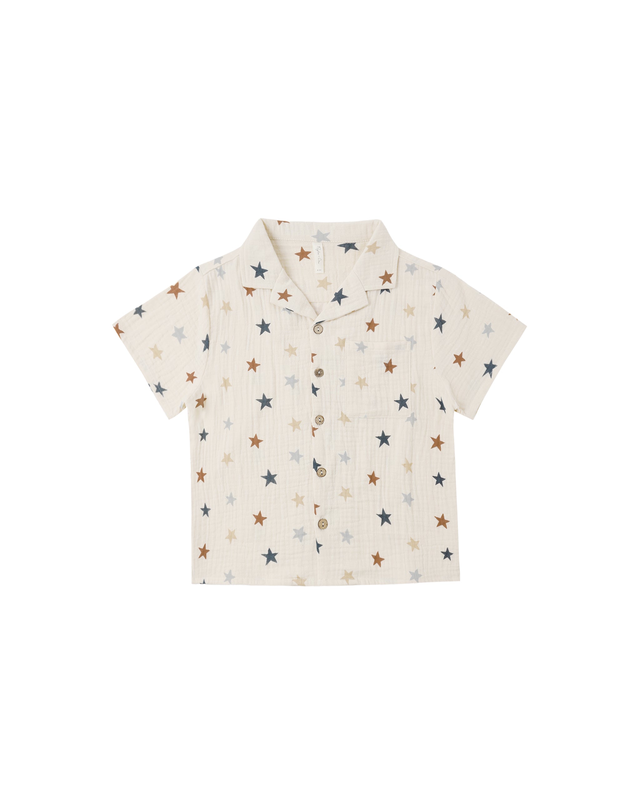 Lapel Collar Shirt || Stars