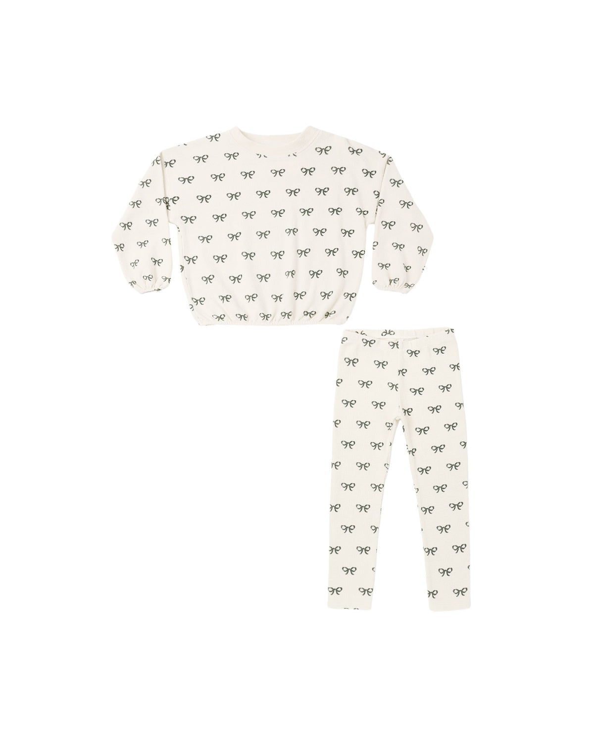 Spongey Knit Set | Evergreen Bows