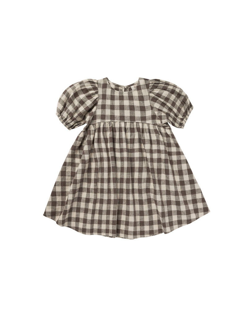 Marley Dress | Charcoal Check