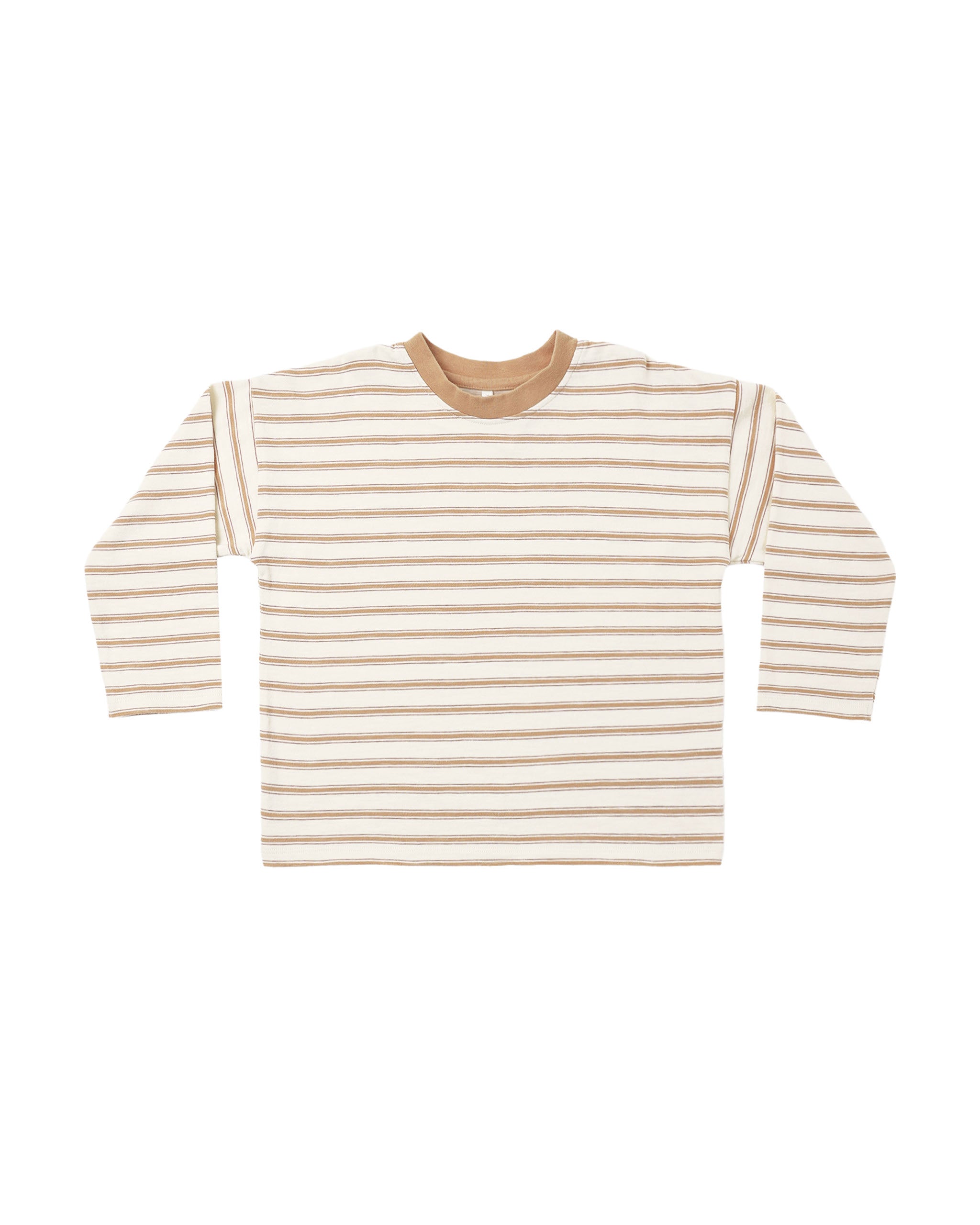 Camden Long Sleeve Tee Fawn Stripe