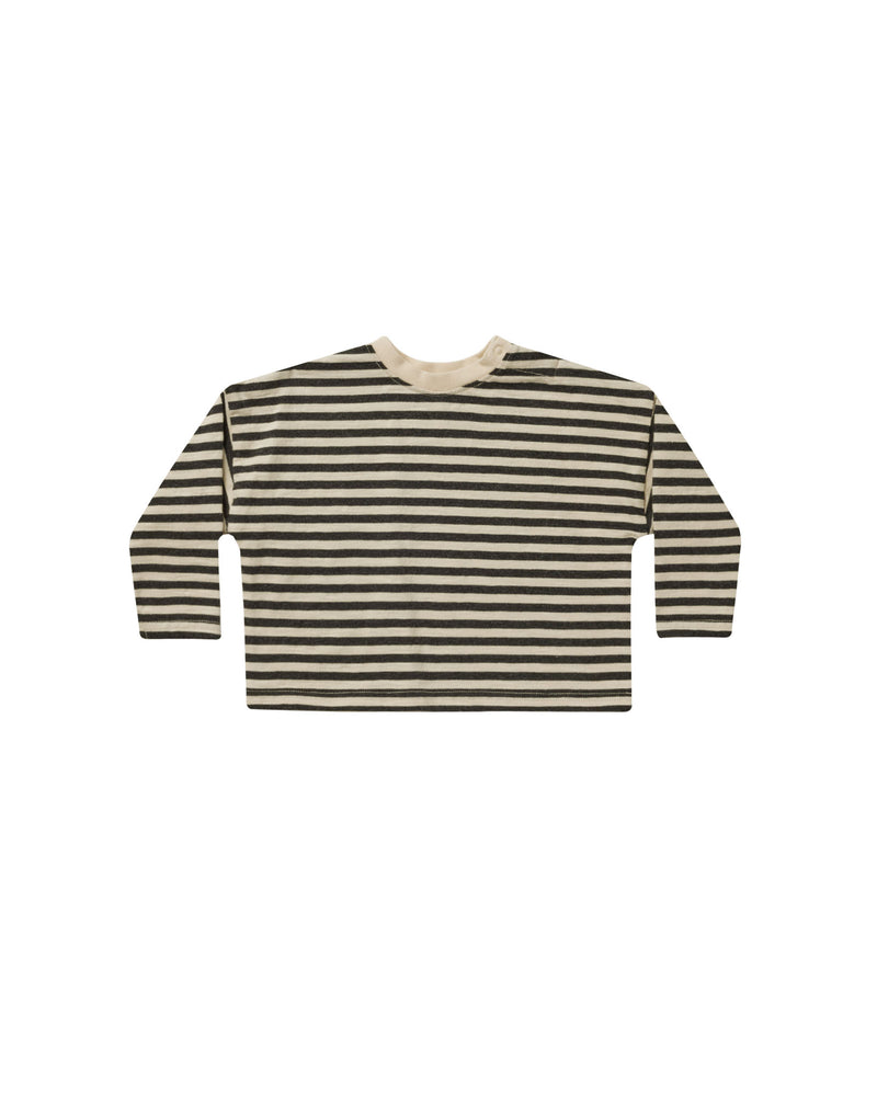 Camden Long Sleeve Tee | Black Stripe