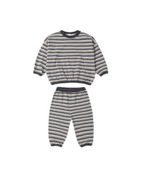Relaxed Set Blue Stripe