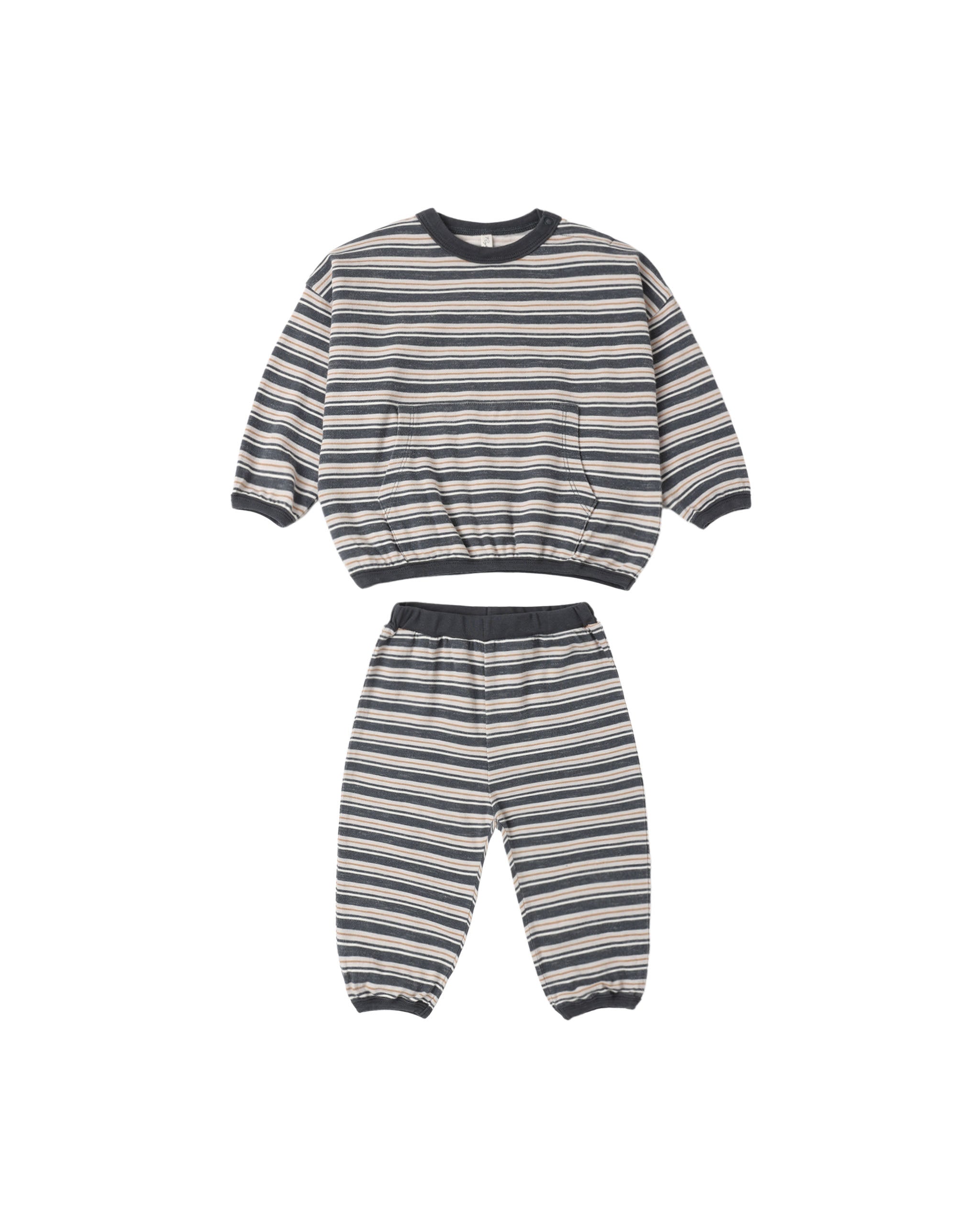 Relaxed Set Blue Stripe