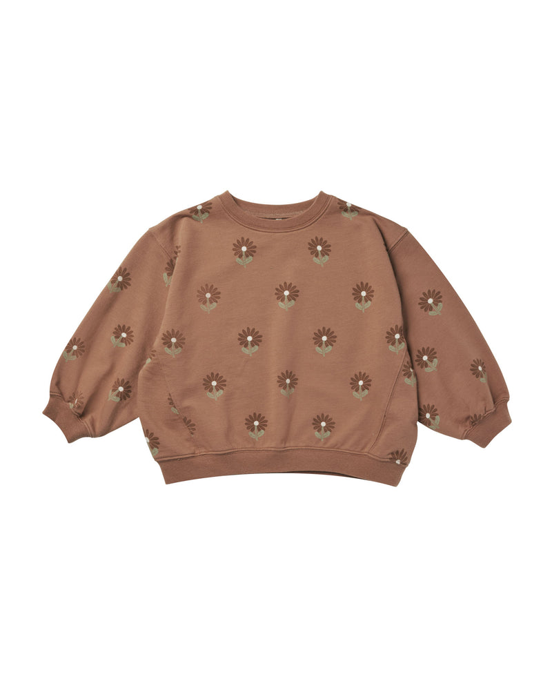 Oversized Crew Sweatshirt | Sunflower
