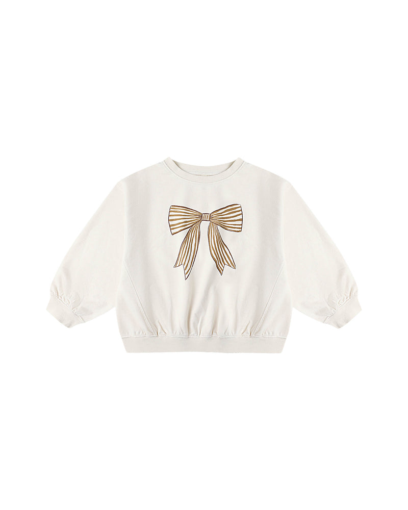 Oversized Sweatshirt || Bow