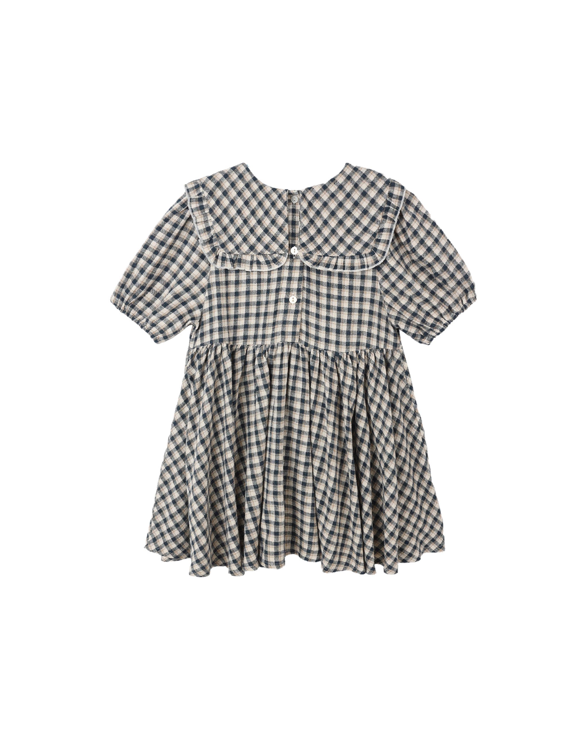 Camille Dress || Navy Check