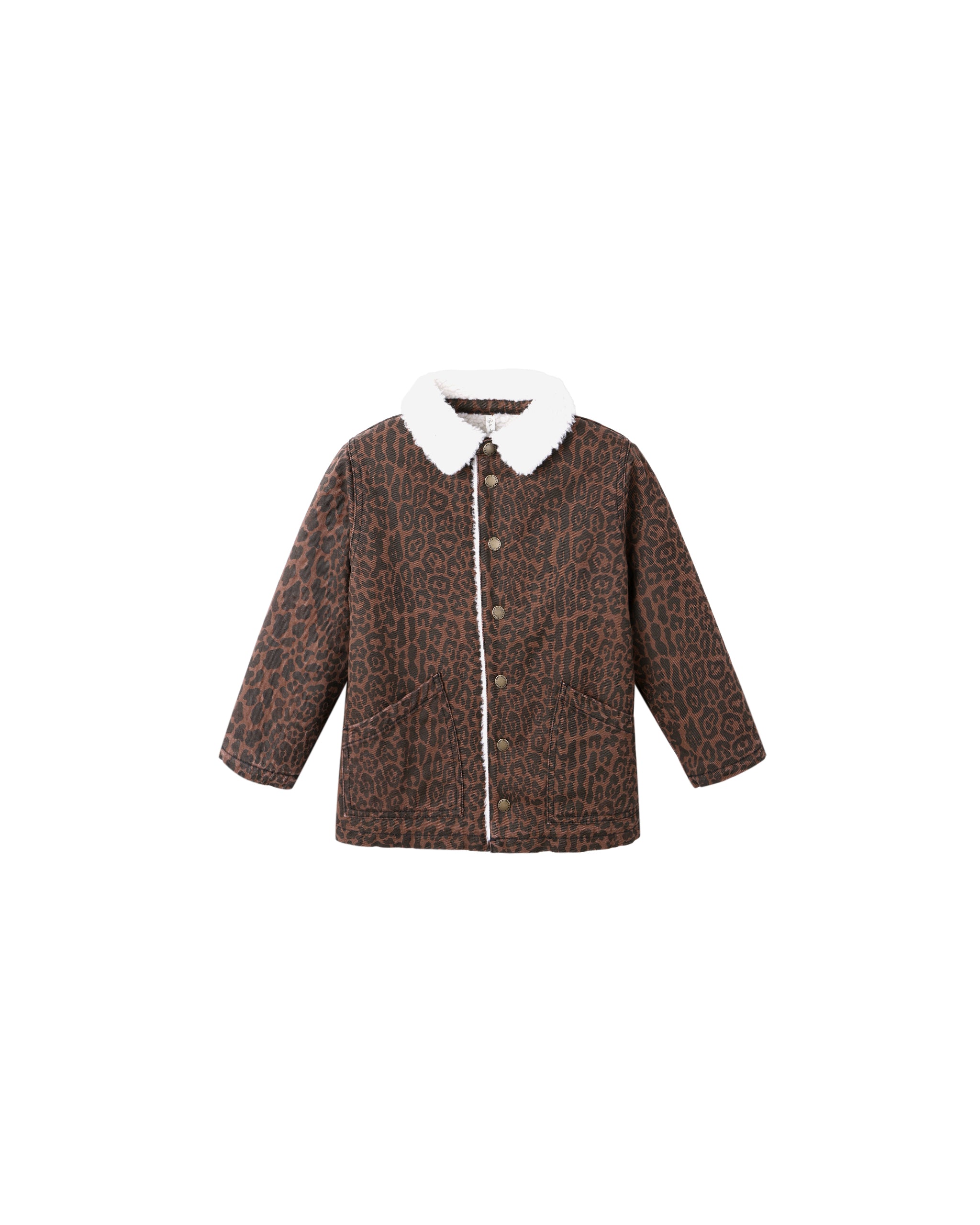 Long Chore Coat || Leopard