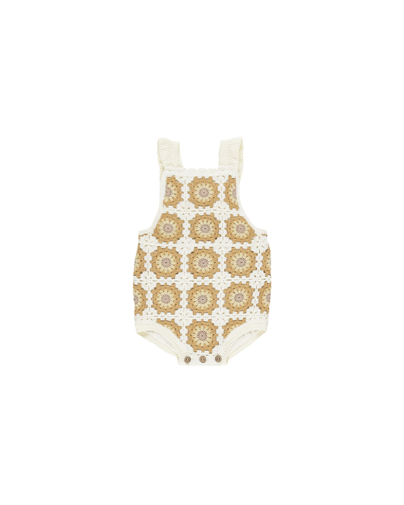Crochet Romper || Marigold Daisy