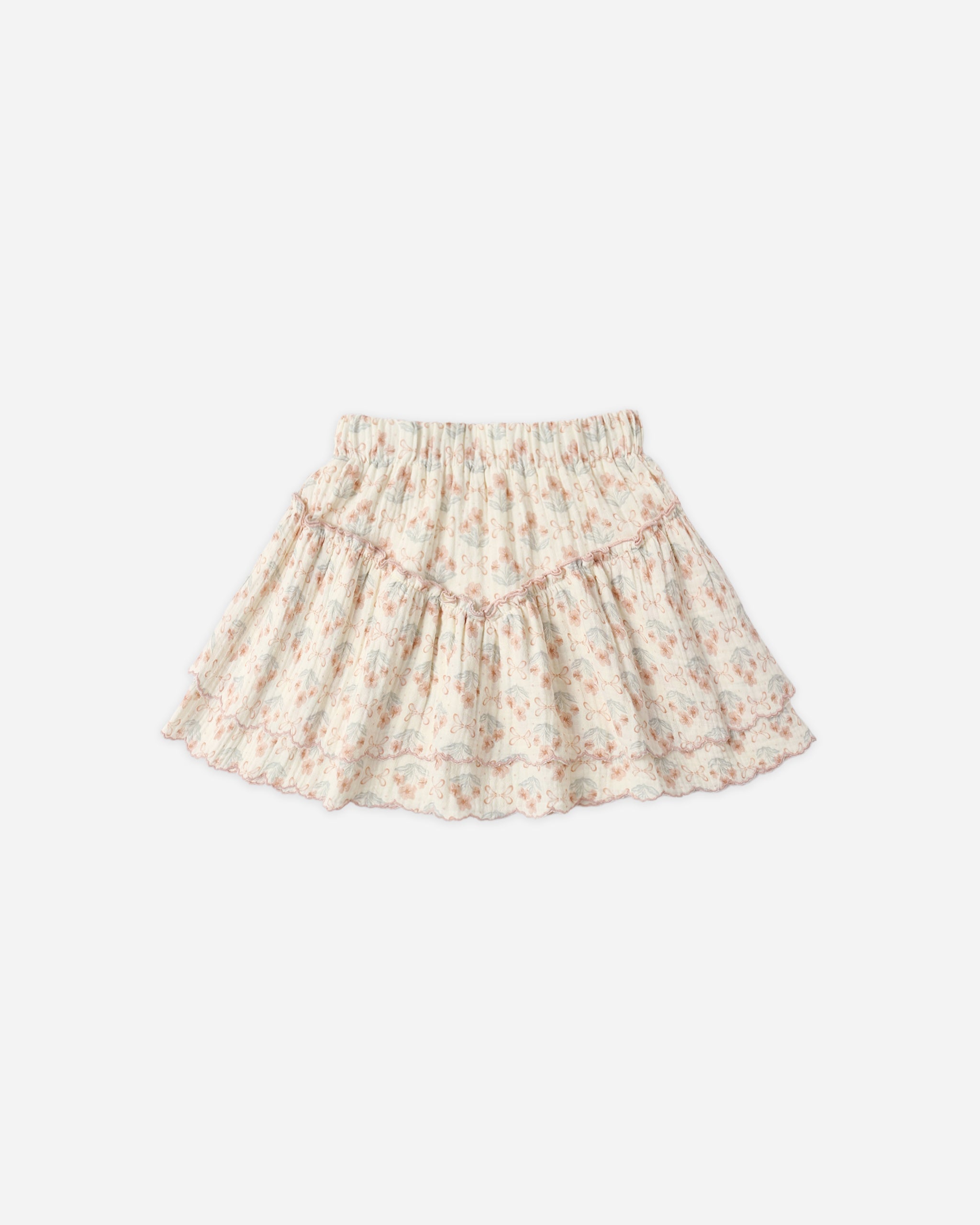 Tiered Mini Skirt || Blossom