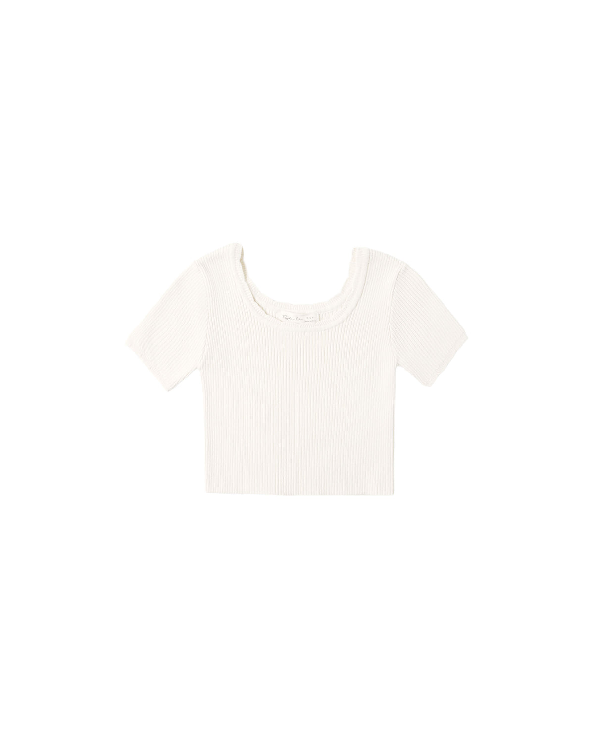 Scallop Tee Natural