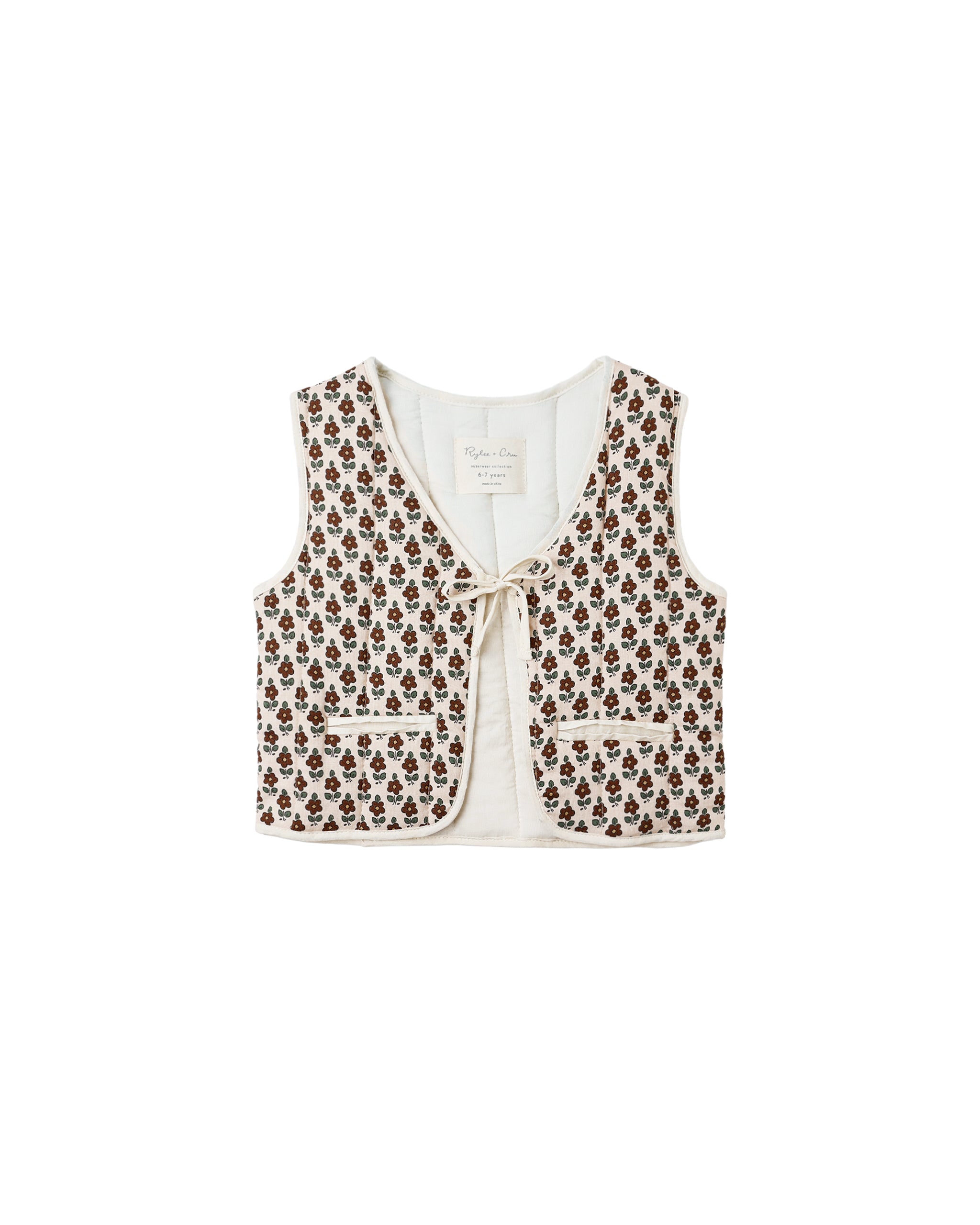 Quilted Vest || Harvest Floral