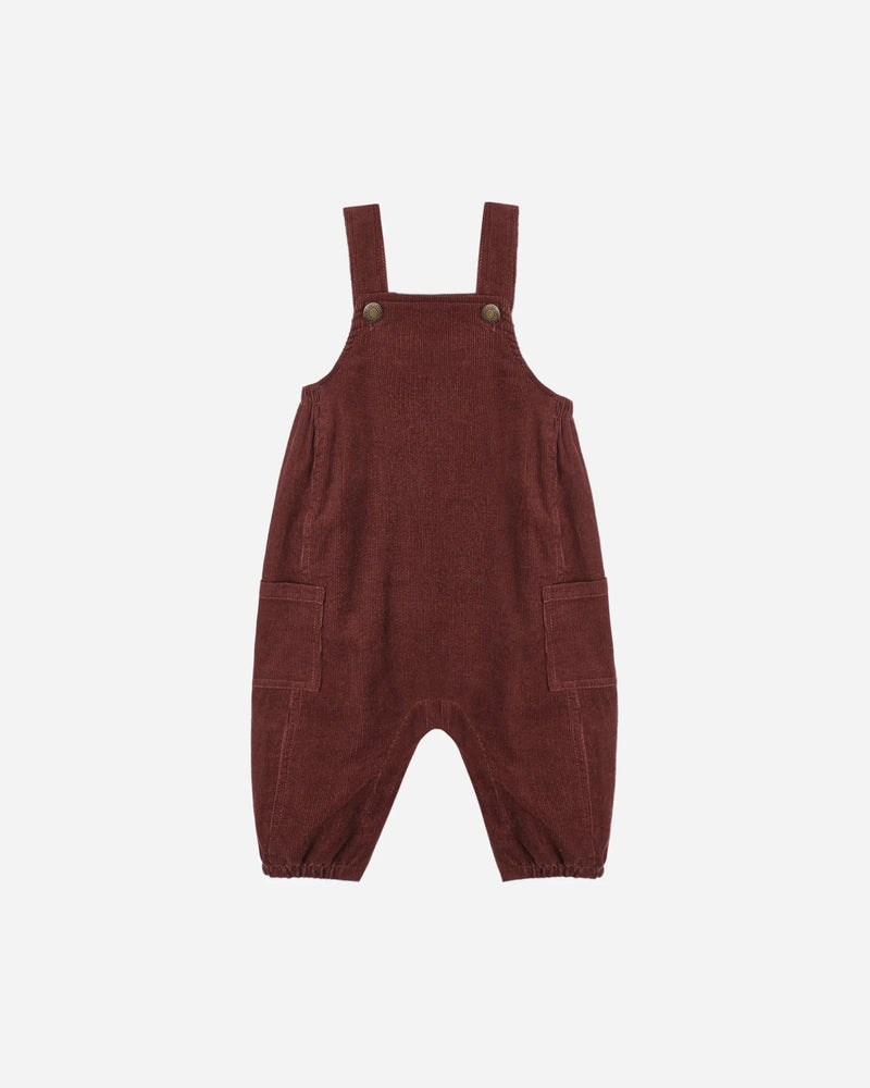 Cargo Overalls || Burgundy