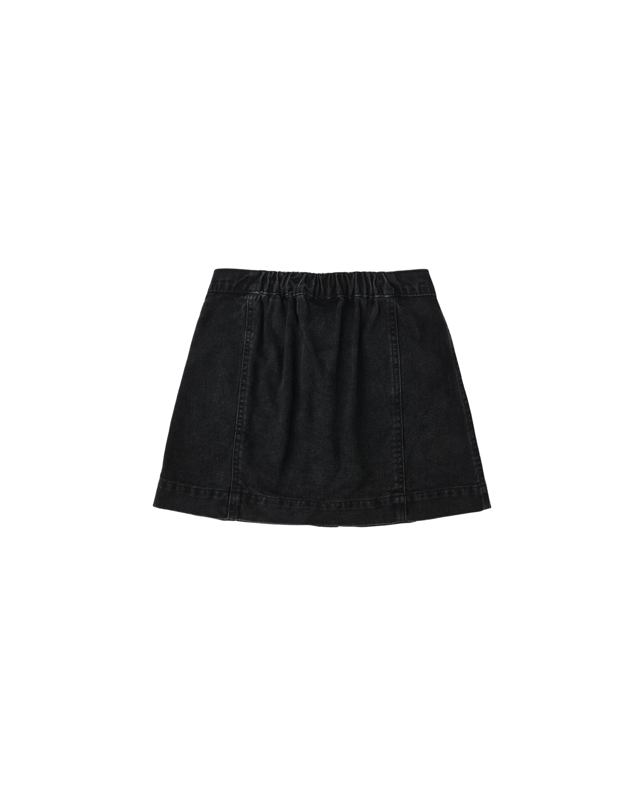 Denver Mini Skirt || Washed Black