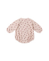 Spongey Knit Romper || Polka Dots