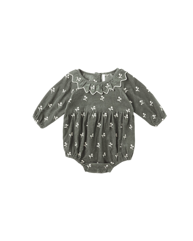 Freya Romper || Blossom Embroidery