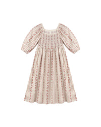 Della Dress | Floral Stripe