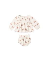 Sophia Top + Bloomer Set | Peppermint Bows