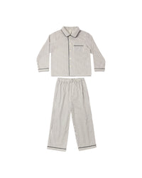 Long Sleeve Pajamas | Evergreen Stripe