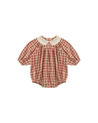 Heidi Romper | Vintage Plaid
